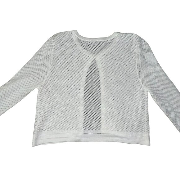 Talbots Cardigan Womens S Used Knit White - Picture 15 of 16